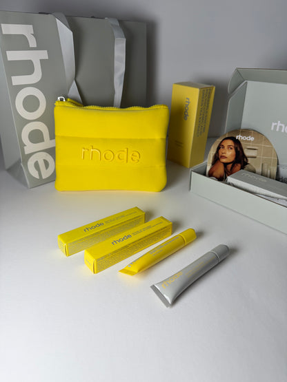 Rhode Жълт Bubble Bag Lemontini лимитиран козметичен несесер оригинал