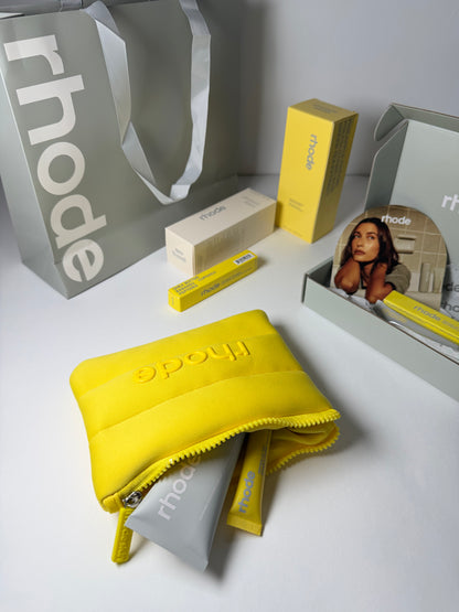 Rhode Жълт Bubble Bag Lemontini лимитиран козметичен несесер оригинал