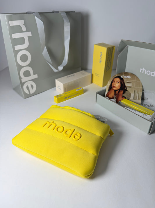 Rhode Жълт Bubble Bag Lemontini лимитиран козметичен несесер оригинал