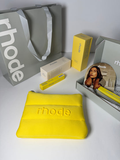 Rhode Жълт Bubble Bag Lemontini лимитиран козметичен несесер оригинал