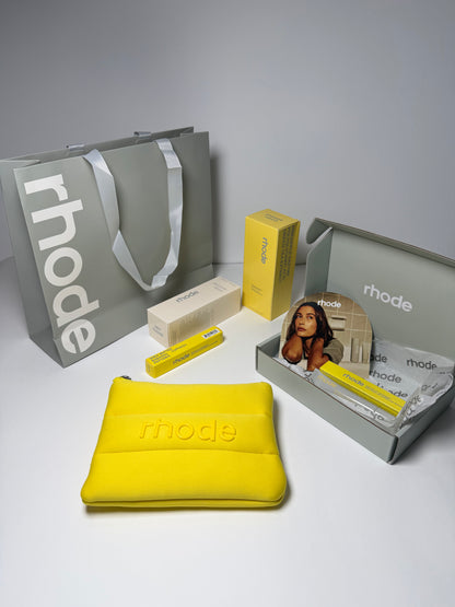 Rhode Жълт Bubble Bag Lemontini лимитиран козметичен несесер оригинал